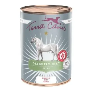 Terra Canis Nassfutter Hund Diabetic Diät Pferd 6x400 g