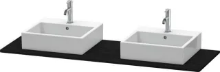 Duravit XSquare Konsole Eiche Schwarz Matt 1600x550x16 mm - XS063HB1616 XS063HB1616
