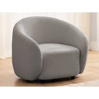 S-Style Möbel Cocktailsessel Roundi aus Bouclé, Luxus & Moderne Kollektion, mit geschwungener Form