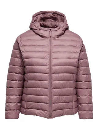 ONLY CARMAKOMA - CARTAHIA LW QUILTED HOOD JKT OTW Rose Brown