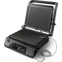 Philips Kontaktgrill 7000 Series HD6307/70 mit digitaler Temperatureinstellung, 2200 W, 8 voreingestellten Funktionen, und verstellbaren, abnehmbaren Platten
