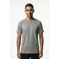 PUMA Trainingsshirt TEAMGOAL CASUALS TEE gerader Abschluss, Kurzarm, für Sportmode, Rundhalsausschnitt