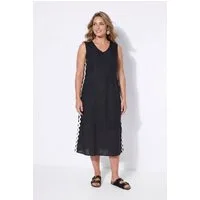 Angel of Style Jerseykleid Maxikleid A-Linie seitliches Wellenband
