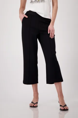 monari - Jogger mit elastischem Bund schwarz - Gr. - 34