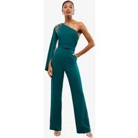LIPSY Jumpsuit Lipsy Jumpsuit mit One-Shoulder-Design, Petite (1-tlg)
