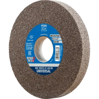 PFERD TOOLS Schleifbockscheibe Ø 200x25mm Bohrung-Ø 51mm A80 für universelle Schleifaufgaben - 39010122