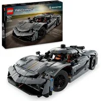LEGO® Koenigsegg Jesko Absolut Supersportwagen in Grau (42173), LEGO Technic Konstruktionsspielsteine, (801 St), Made in Europe