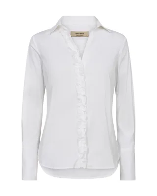 MOS MOSH - MMSybel Satin Shirt white - Gr. - XS