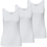 s.Oliver T-Shirt Basic-Top (Set) runder Ausschnitt, breite Träger, Slim Fit im 3er SPARPACK