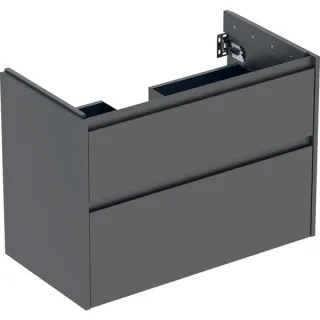 Geberit Renova Plan Unterschrank für Waschtisch, mit zwei Schubladen: 84.6x60.6x44.6cm, 504031JK1 504031JK1