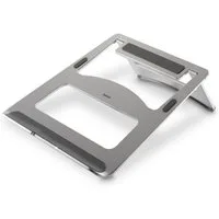 Hama Laptop-Ständer Laptop-Stand "Aluminium", faltbar, bis 40 cm (15,6), Silber, (bis 15,6 Zoll, Notebook Ständer)