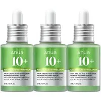 Anua Gesichtsserum Anua 10% Acelaic Acid Hyaluron Redness Soothing Serum 30ml, 3-tlg., Anti-Aging, Anti-Falten,Gesichtsserum,Hautpflege