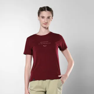 SALEWA - Eagle Eitd Merino T-Shirt Damen - Rot (Gr.42)