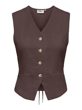 ONLY - ONLITA S/L LINEN LOOK WAISTCOAT TLR Shopping Bag - Gr. - 38