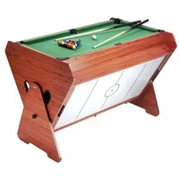 NILS FUN Spieltisch 3-in-1 Tischspiele Set, (Spar-Set, 1-tlg), Billard, Tischfußball, Air-Hockey