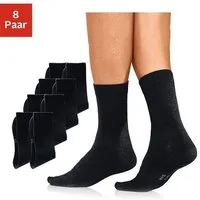H.I.S Basicsocken Herren Business Socken Strümpfe Anzugsocken Atmungsaktiver Baumwolle (Packung, 8-Paar, Gr. 39-42 bis 47-48) mit hohem Baumwollanteil