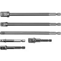 Yato Bit-Set Satz Hex-Adapter für Stecknüsse 1/4", 3/8", 1/2" – 6-tlg., Satz Hex-Adapter für Stecknüsse 1/4", 3/8", 1/2" – 6-tlg., 6-St., Satz Hex-Adapter für Stecknüsse 1/4", 3/8", 1/2" – 6-tlg.