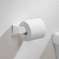 Bürstenking Toilettenpapierhalter ohne Bohren, Selbstklebender Klopapierhalter, WC-Rollenhalter, 3M-Kleber