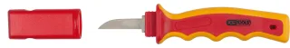 KS Tools Kabel-Abisoliermesser mit Schutzisolierung, 200mm - 117.1360