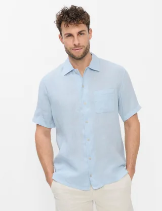 Brax Herren Hemd Style LUKE sky, hellblau, Gr. XXL