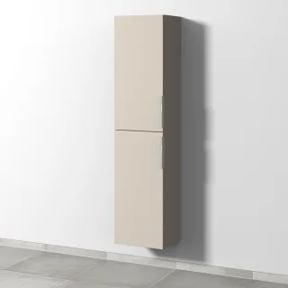 Sanipa 3way Hochschrank mit 2 Türen, Kaschmir-Matt UP0941U