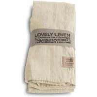 Lovely Linen Stoffserviette Lovely Servietten vanilla 45x45cm Set4