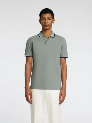 SELECTED MEN - SLMSLIM-ATLAS SPORT SS POLO NOOS Iceberg Green - Gr. - S
