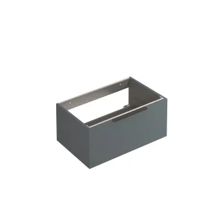 KLUDI-ICOS Wandhalter Waschtischunterschrank 80 x 50 H35 cm Matt Teal Blue 50S80O3