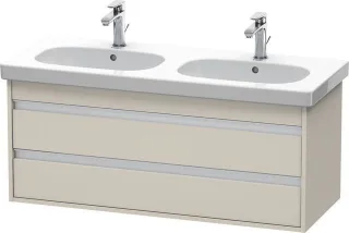 Duravit Ketho Waschtischunterbau wandhängend Taupe Matt 1150x455x480 mm - KT664909191 KT664909191