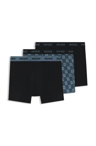 HUGO RED Menswear - BOXERBR TRPLT DESIGN Patterned - Gr. - L