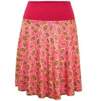 dunkle design Jerseyrock Pink A-Linie 52cm elastischer Bund
