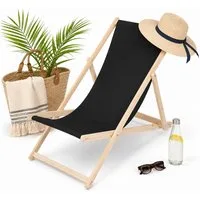 Mucola Gartenstuhl Strandliege Liegestuhl Gartenliege Sonnenliege Strandstuhl Balkonliege (Stück), Inkl. Sicherung gegen ungewolltes Zusammenklappen