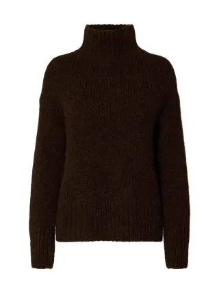 selected women - SLWGABRIELLA LS KNIT HIGH NECK NOOS - Gr. - M