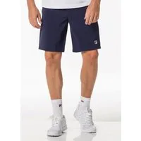 Fila Shorts Tennishose Santana (4-Wege-Stretch, atmungsaktiv) kurz peacoatblau
