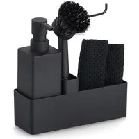 Zeller Present Seifenspender zeller Seifenspender NERO LBH 20.20x7x20 cm schwarz