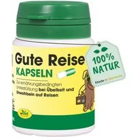 cdVet Gute Reise Kapseln, Ergänzungsfutter für: Hunde, Bei Reisen, Übelkeit, Unwohlsein, Stress