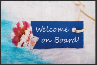FussmatteWelcome on Board 4734 | Größe: 60 cm x 45 cm