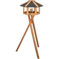 TRIXIE Vogelhaus Futterhaus - braun - ø 56 × 32 cm/1,32 m