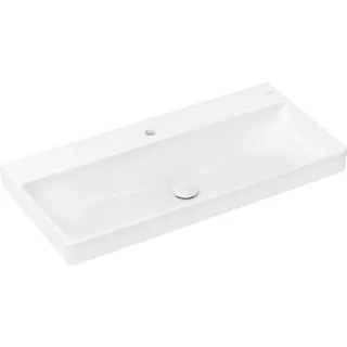 hansgrohe Aufsatzwaschtisch Xelu Q 1000x480mm, mit Hahnloch, ohne Überlauf, geschliffen, weiß