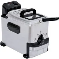 Tefal Fritteuse FR7016 Oleoclean Compact, 1500 W, 2 L, Deckel mit Filter, Sichtfenster, Temperaturkontrolle, FR7016