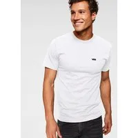 Vans T-Shirt LEFT CHEST LOGO TEE mit kleinem Logodruck auf der Brust, hüftlang