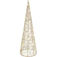 I.GE.A. LED-Dekofigur LED-Pyramide, Dekofigur Weihnachtspyramide Weihnachtsdeko Weihnachtsbaum Christbaum