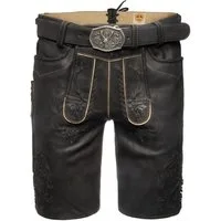 Maddox Trachtenlederhose Ursins Herren (1-tlg) Trachtenlederhose, Trachtenhose, Bayerische Lederhose, Oktoberfest