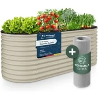 GRUNA Hochbeet GRUNA - Hochbeet Metall I 6 in 1 Modular Hochbeete-Kit