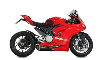 Sport Auspuff MIVV Delta Race BLACK Ducati Panigale V2 Bj.2020-2024 inkl. Kat / EURO4 / EURO5 +ABE