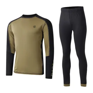 Dare 2B - "Exchange III" Basisschicht-Set für Herren (Schwarz/Martini Olive)