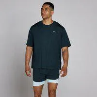 MP Herren Hybrid Oversized Mesh T-Shirt – Verwaschenes Blau - S