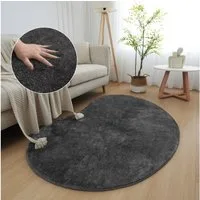 OTTO home Teppich Cali Bean, U-förmig, Höhe: 16 mm, besondere Form, Uni, weich, waschbar, Wohnzimmer, Schlafzimmer