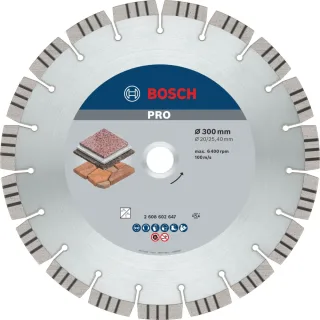 Bosch PRO Diamanttrennscheibe Best for Stone 20/25,4 - 2608602647