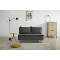 Home affaire Schlafsofa AINSLEY 140 cm -2-Sitzer, verstellbare Rückenlehne, wandelbar zum Gästebett, Relaxsofa, Webstoff u. Cord-Bezug